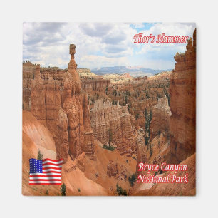 zUS152 BRYCE CANYON, Queens Garden Traill, Fridge Magnet