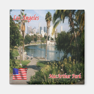 zUS168 LOS ANGELES, Mac Arthur Park, Fridge Magnet