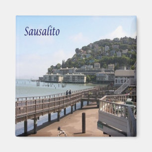 ZUS195 SAUSALITO, California, America, Fridge Magnet