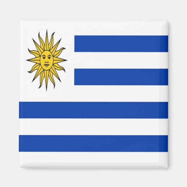 zUY001 URUGUAY, Flag, America, Fridge Magnet (Front)