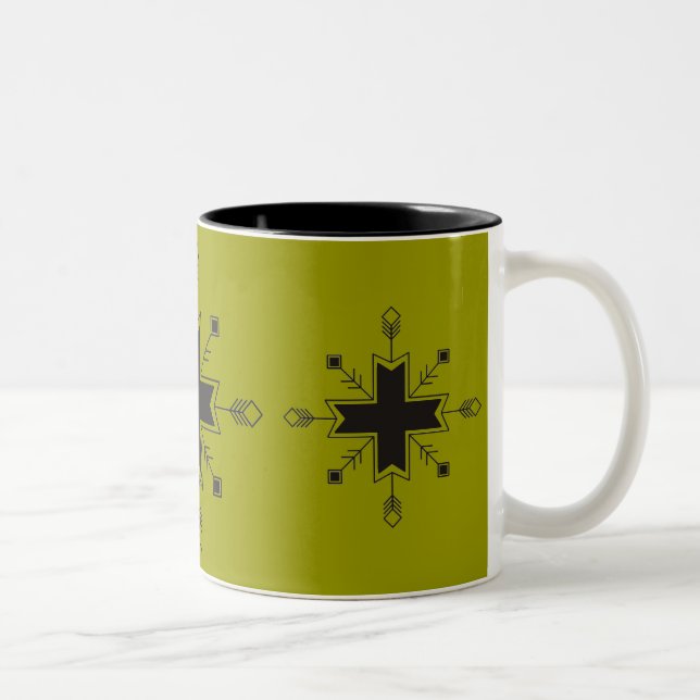 Zvaigznu kruze Two-Tone coffee mug (Right)