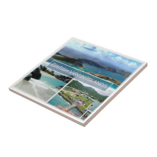 zVG003 BRITISH VIRGIN ISLANDS, Mosaic, Tile