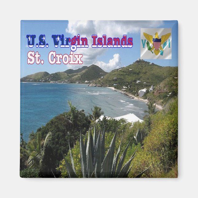 zVI007 SAINT CROIX, Virgin Islands, Fridge Magnet (Front)