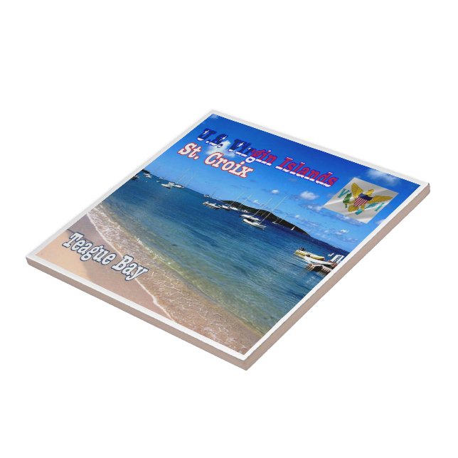 zVI008 SAINT CROIX, Teague Bay, Virgin Islands, Tile (Side)