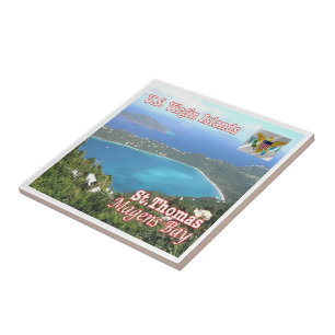 zVI012 SAINT THOMAS, Magens Bay, Virgin islands, Tile