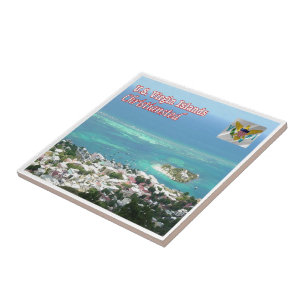 zVI014 VIRGIN ISLANDS, Christiansted, Tile