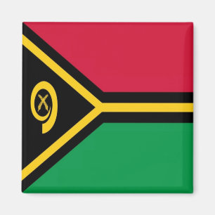 zVU001 VANUATU FLAG, Oceania, Fridge Magnet