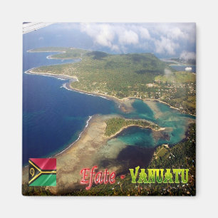 zVU006 EFATE, ERAKOR Island, Vanuatu, Fridge Magnet