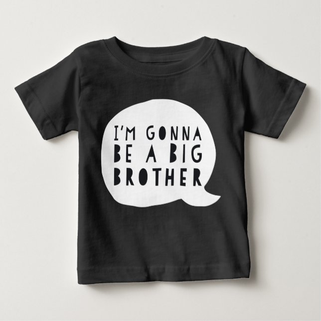 Zwangerschap: I'm gonna be a BIG brother Baby T-Shirt (Front)