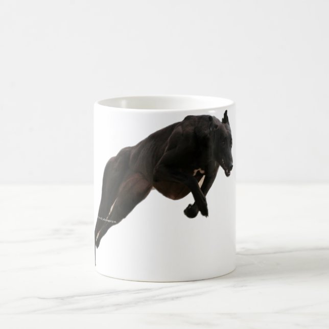 zwarte greyhound coffee mug (Center)
