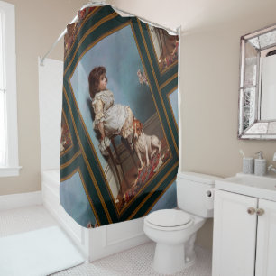 Zwei schlechte Gewissen by Karl Reichert Shower Curtain