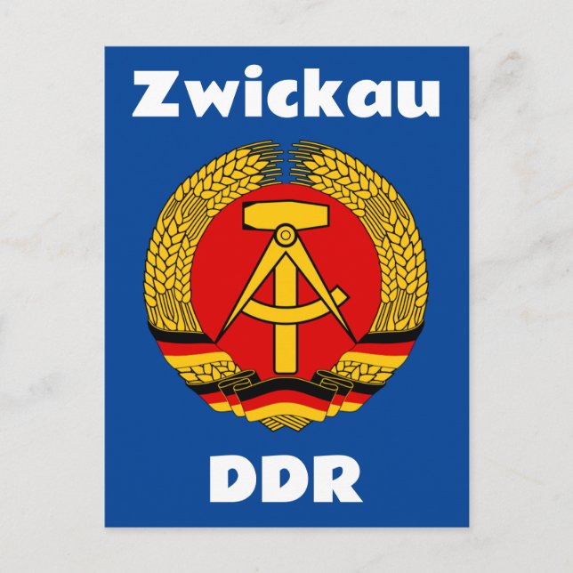 Zwickau, Deutsche Demokratische Republik, DDR, GDR Postcard (Front)