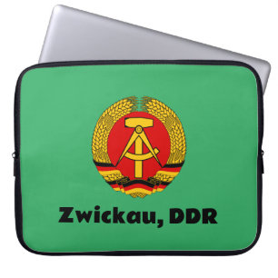 Zwickau, Germany - Retro East German (DDR, GDR)  Laptop Sleeve