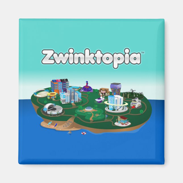 Zwinktopia Magnet (Front)