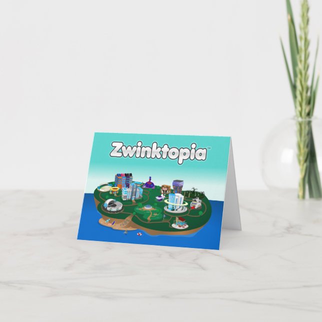 Zwinktopia Note Card (Front)