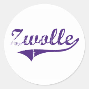 Zwolle Louisiana Classic Design Classic Round Sticker