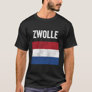 Zwolle Nederland City Netherlands Dutch Flag Holla T-Shirt