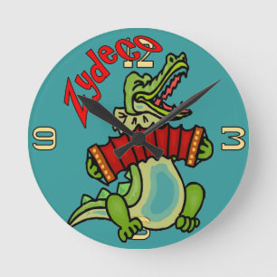 Zydeco Gator Clock