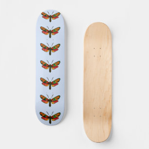 Zygaena carniolica - The Crepuscular Burnet Moth Skateboard