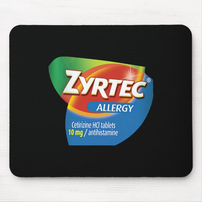 Zyrtec Allergy Funny Group Nurse Pharmacy Hallowee Mouse Pad (Front)
