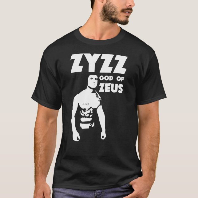 Zyzz god of Zeus T-Shirt (Front)