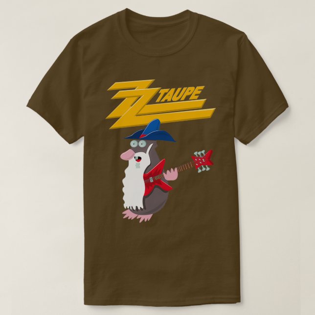 ZZ Taupe T-Shirt (Design Front)