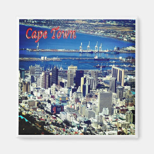 zZA008 CAPE TOWN, Aerial View, South Africa,Fridge Magnet