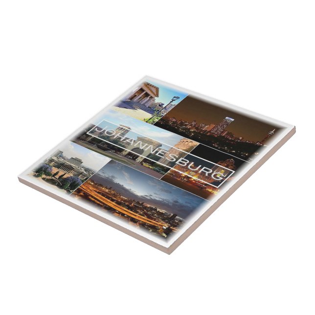 zZA028 JOHANNESBURG, Mosaic, South, Tile (Side)