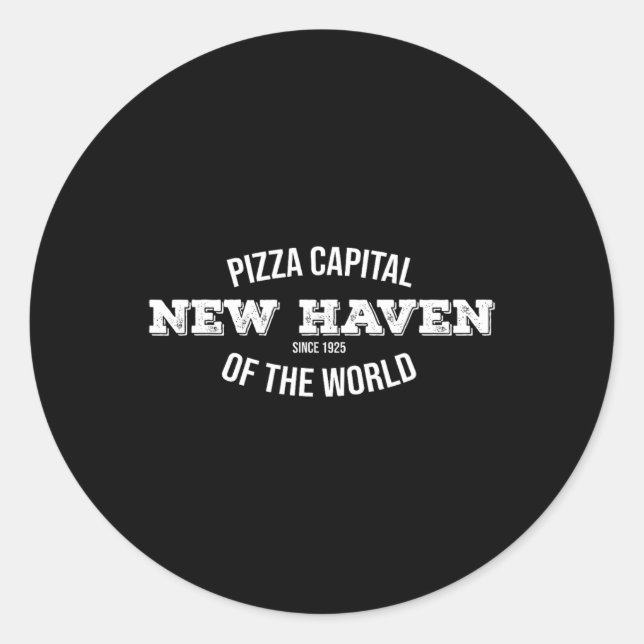 Zza Catal Ct I Love New Haven Azza Pride  Classic Round Sticker (Front)