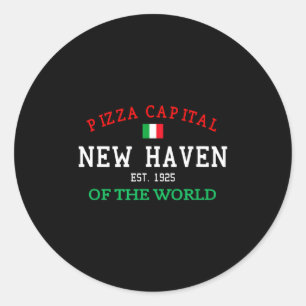 Zza Catal Of The World New Haven Connecticut  Classic Round Sticker