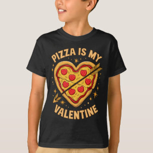 Zza Is My Valentine Fun Celebration Humor Lovers  T-Shirt