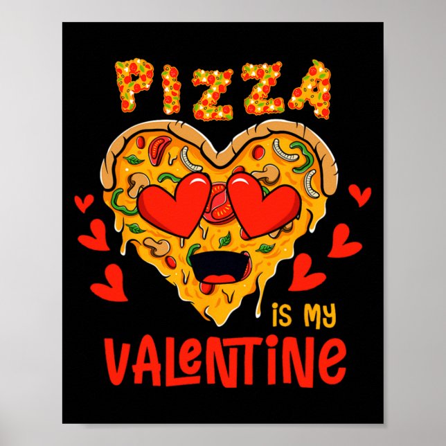 Zza Is My Valentine Funny Valentines Day Boys Gi _ Poster (Front)