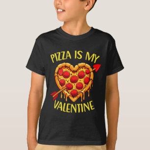 Zza Is My Valentine Funny Valentines Day Boys Ki  T-Shirt
