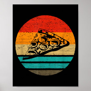 Zza Slice Retro Style Vintage  Poster