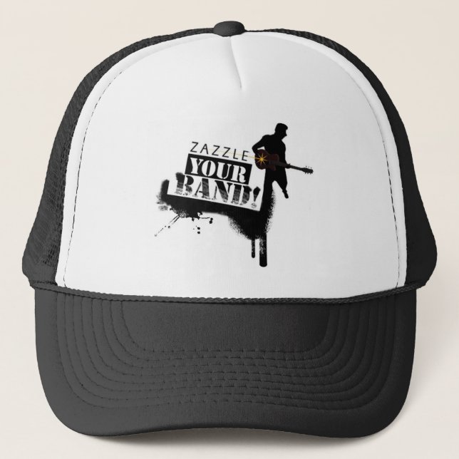 zzl_band_logo trucker hat (Front)