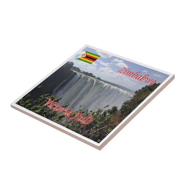 zZW010 VICTORIA FALLS, Zimbabwe, AFRICA, Tile (Side)
