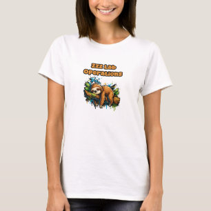 Zzz Lab Operations   Sleep Research Fun Design T-Shirt