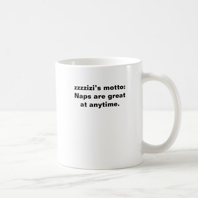 zzzzizi motto mug (Right)