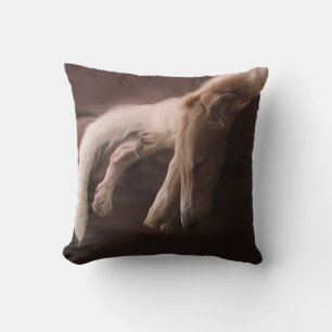Zzzzzz Borzoi Pillow