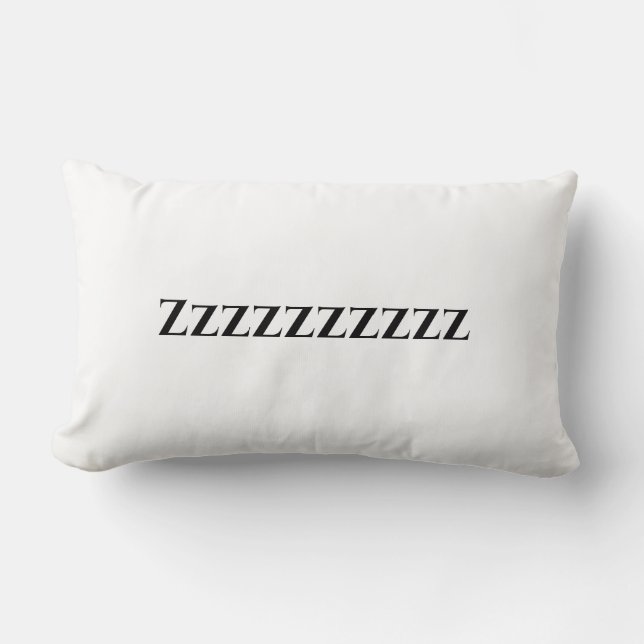 Zzzzzzzz pillow (Front)