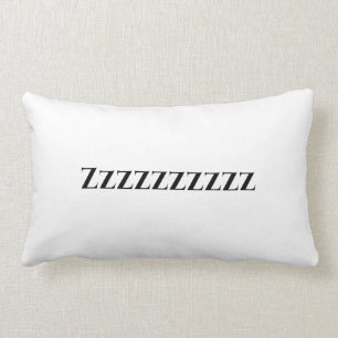 Zzzzzzzz pillow